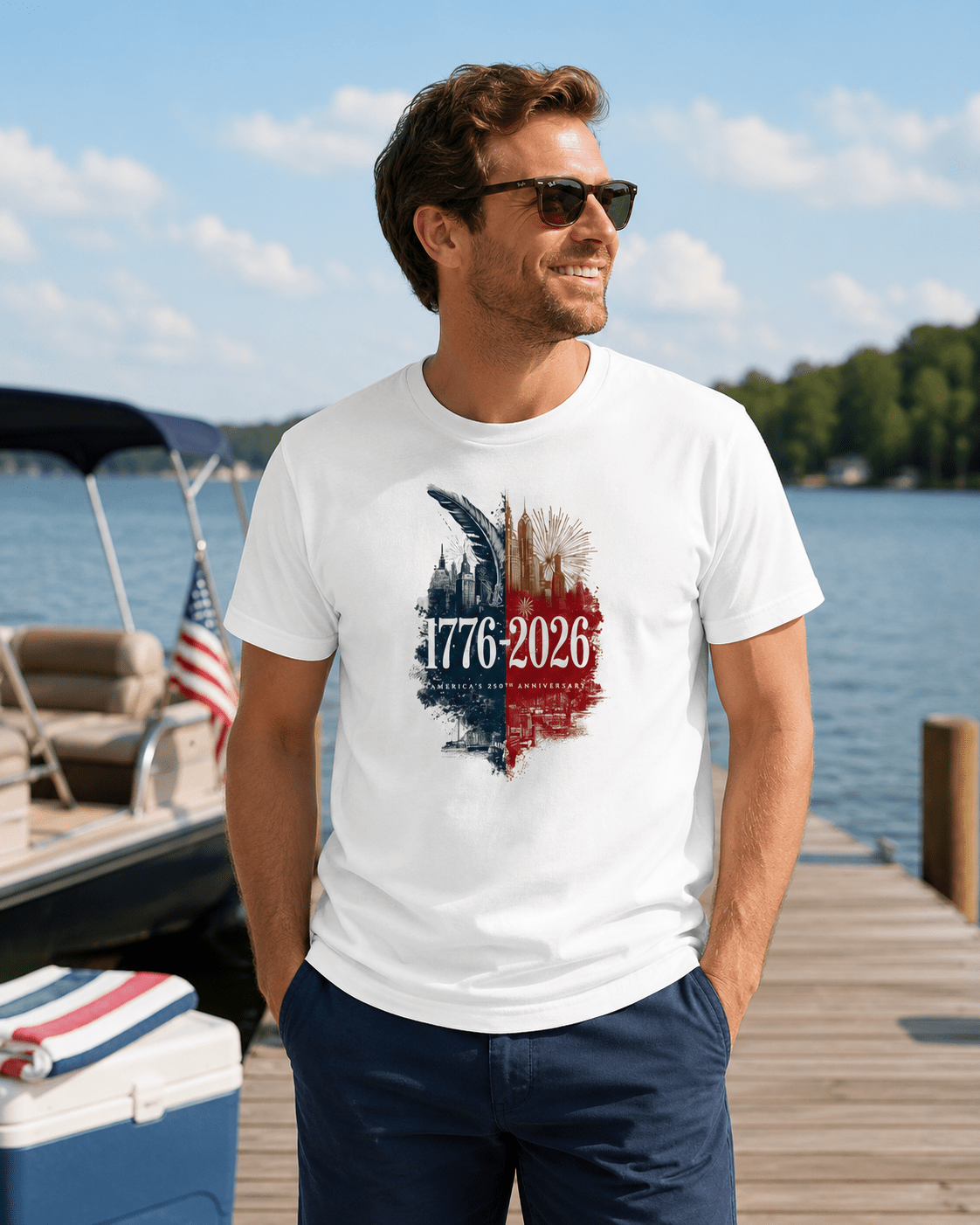 1776–2026 America 250 Anniversary Shirt | Patriotic USA Tee Celebrating 250 Years of Freedom - Moment Wear Company - T-SHIRT -