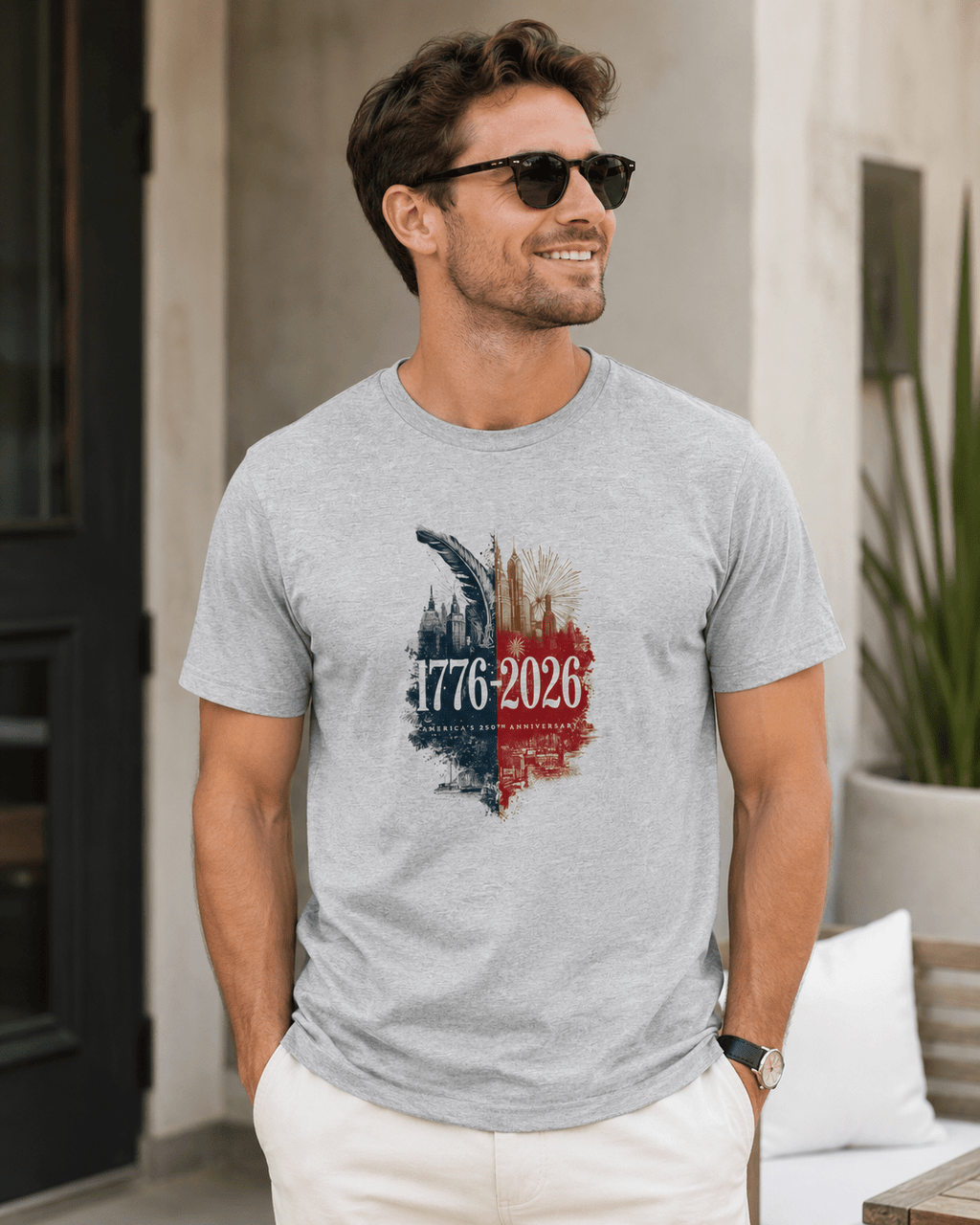 1776–2026 America 250 Anniversary Shirt | Patriotic USA Tee Celebrating 250 Years of Freedom - Moment Wear Company - T-SHIRT -
