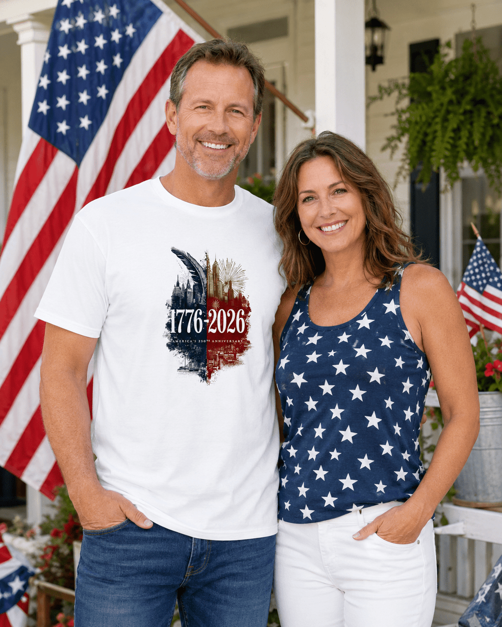1776–2026 America 250 Anniversary Shirt | Patriotic USA Tee Celebrating 250 Years of Freedom - Moment Wear Company - T-SHIRT -