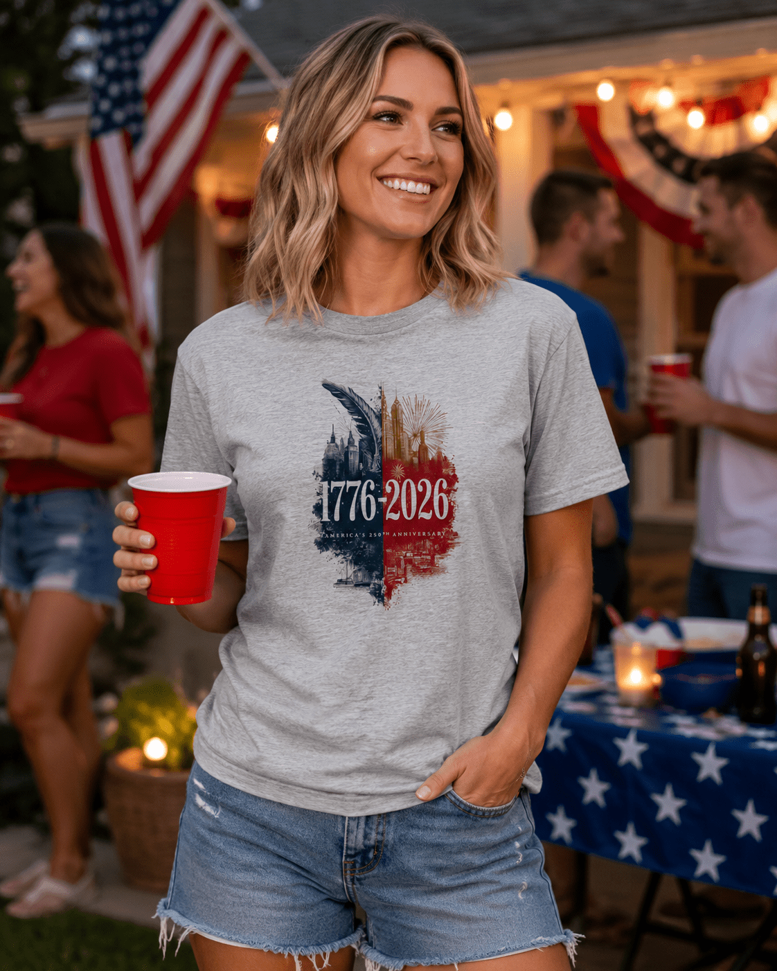 1776–2026 America 250 Anniversary Shirt | Patriotic USA Tee Celebrating 250 Years of Freedom - Moment Wear Company - T-SHIRT -