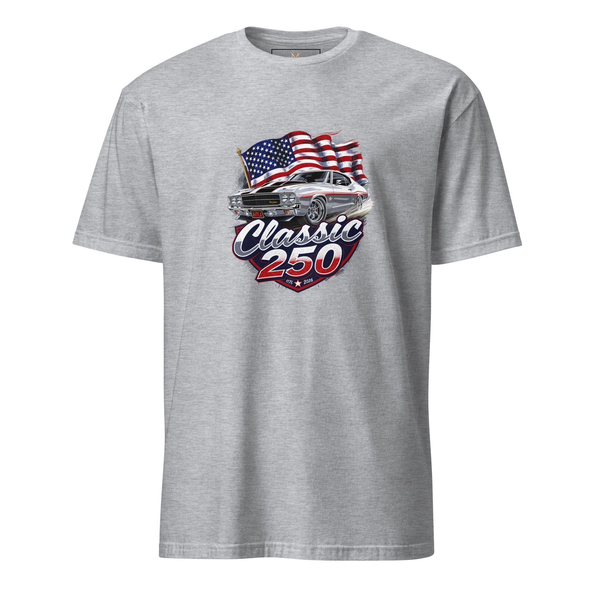 Patriotic Muscle Car Tee | Celebrating 250 Years of Freedom | America's 250th Anniversary Shirt - Moment Wear Company