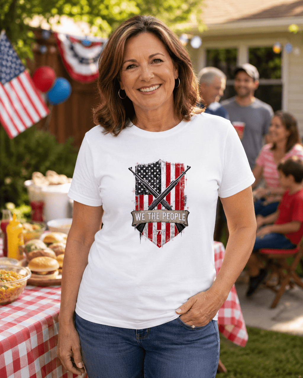 We The People 1776 Shirt | Patriotic American Flag Tee for July 4th, Freedom & Independence Day - Moment Wear Company - T-SHIRT -